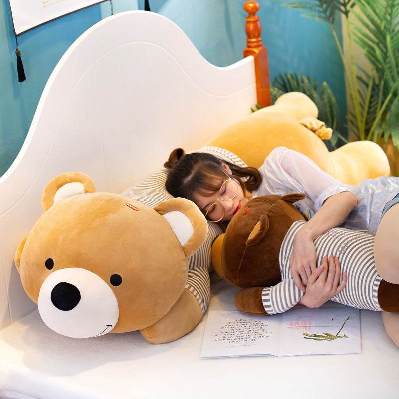 Shop Nellybear: The Giant Sleepy Bear - Stuffed Animals Goodlifebean Giant Plushies