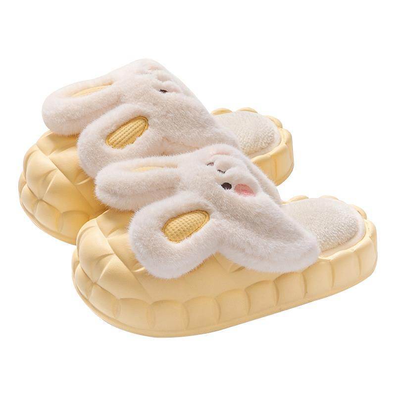 Shop Fluffy Plush Bunny Slippers - Shoes Goodlifebean Plushies | Stuffed Animals