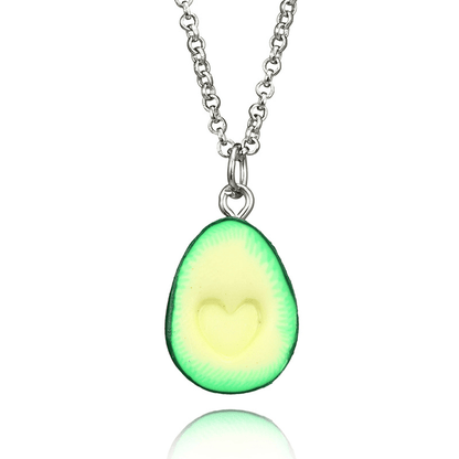 Shop BFF Avocado Halves Necklace - Goodlifebean Plushies | Stuffed Animals