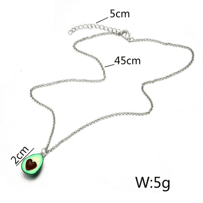 BFF Avocado Halves Necklace - Goodlifebean