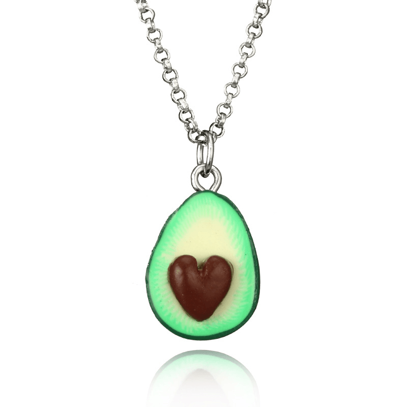 Shop BFF Avocado Halves Necklace - Goodlifebean Plushies | Stuffed Animals