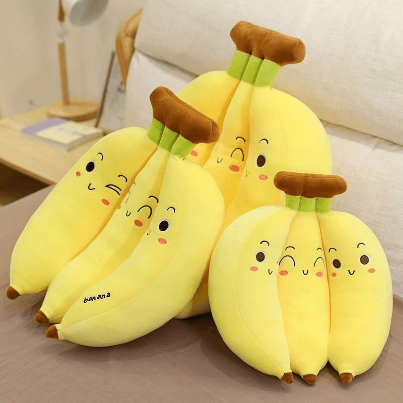 Kawaii Banana Baby Long Plush Pillow