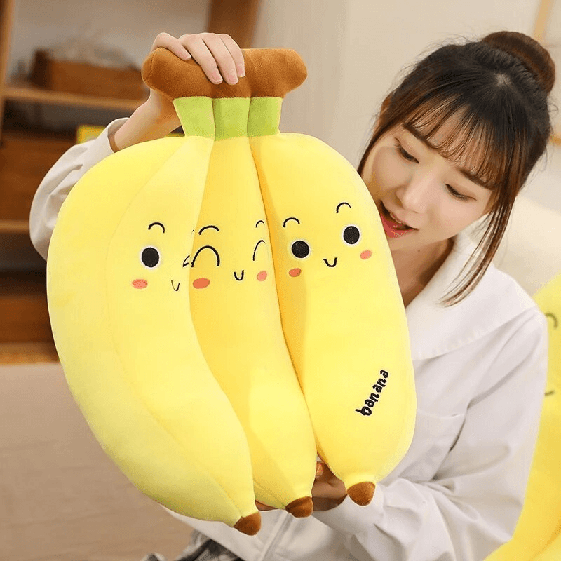 Banana Kawaii Stuffed Plush Pillow – Goodlifebean