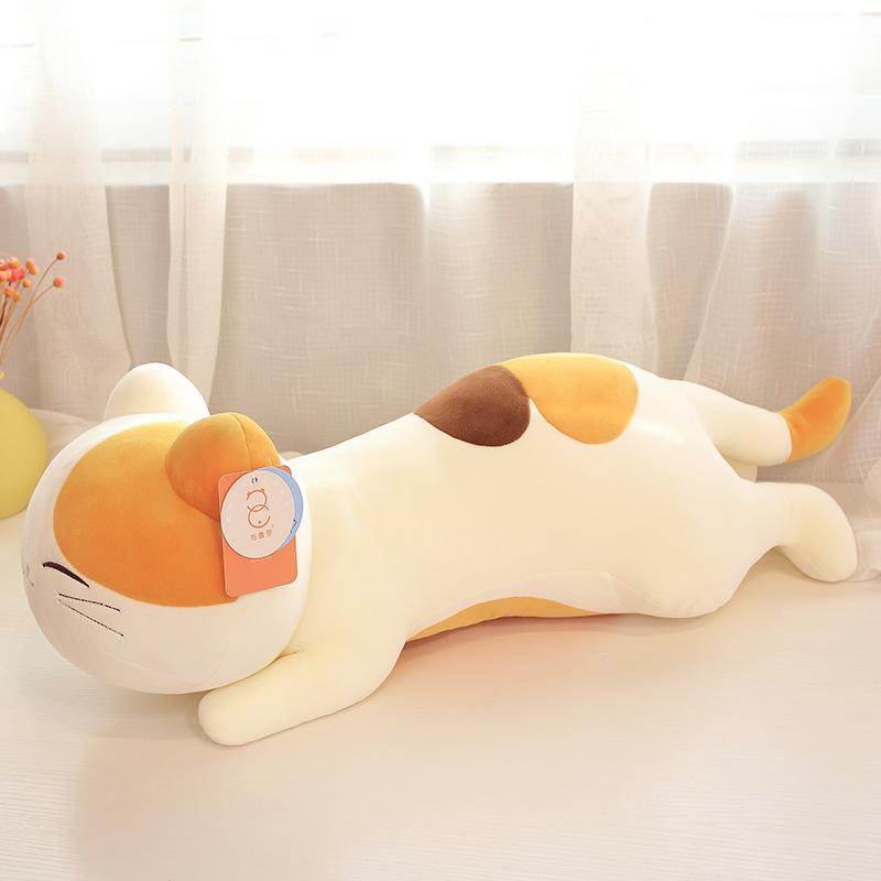Shop Chloe: Giant Stuffed Long Cat Plush - Stuffed Animals Goodlifebean Giant Plushies