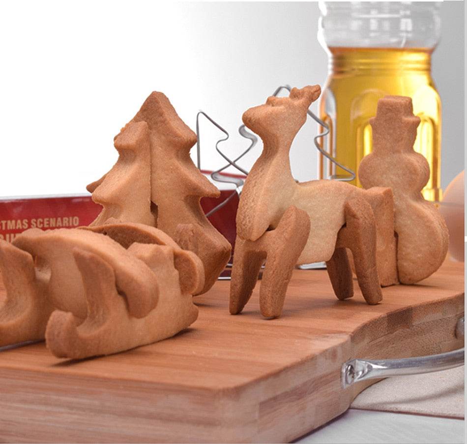 3D Christmas Cookie Mold Set - Goodlifebean