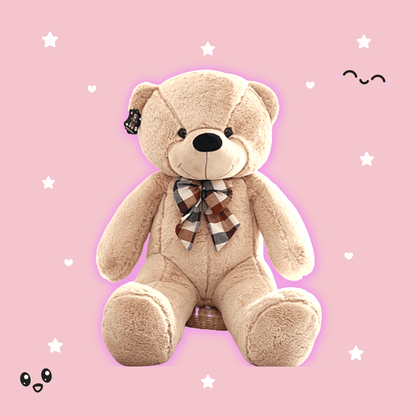 Teddy bear with black bow tie shop