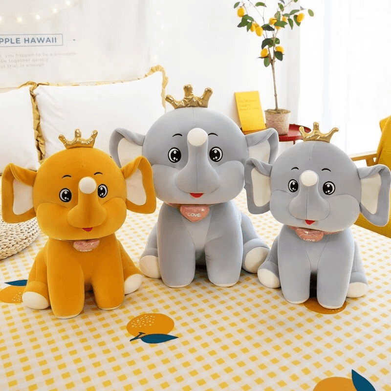 Jumbo Stuffed Elephant Plush - Goodlifebean