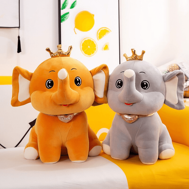 Jumbo Stuffed Elephant Plush - Goodlifebean