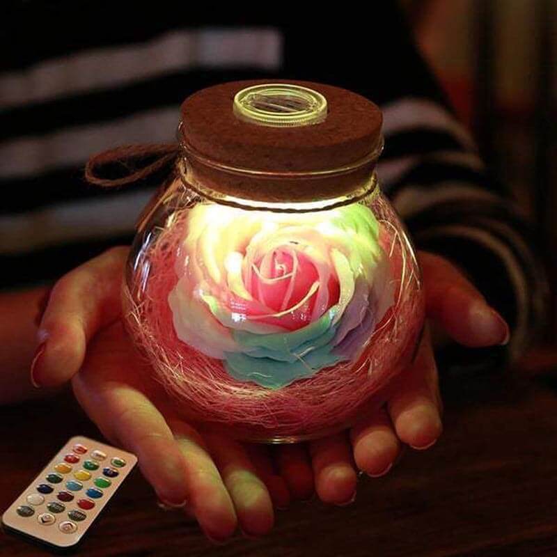 Shop Illuminated Rose Light(Remote Controlled) - Lamps Goodlifebean Plushies | Stuffed Animals