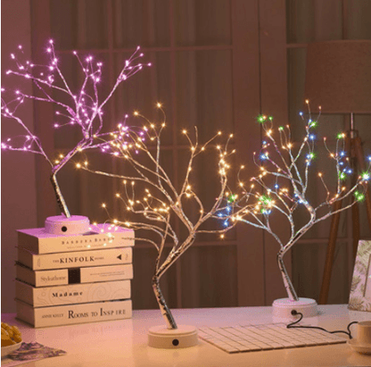 purple led bonsai tree LED Bonsai Spirit Tree Pink