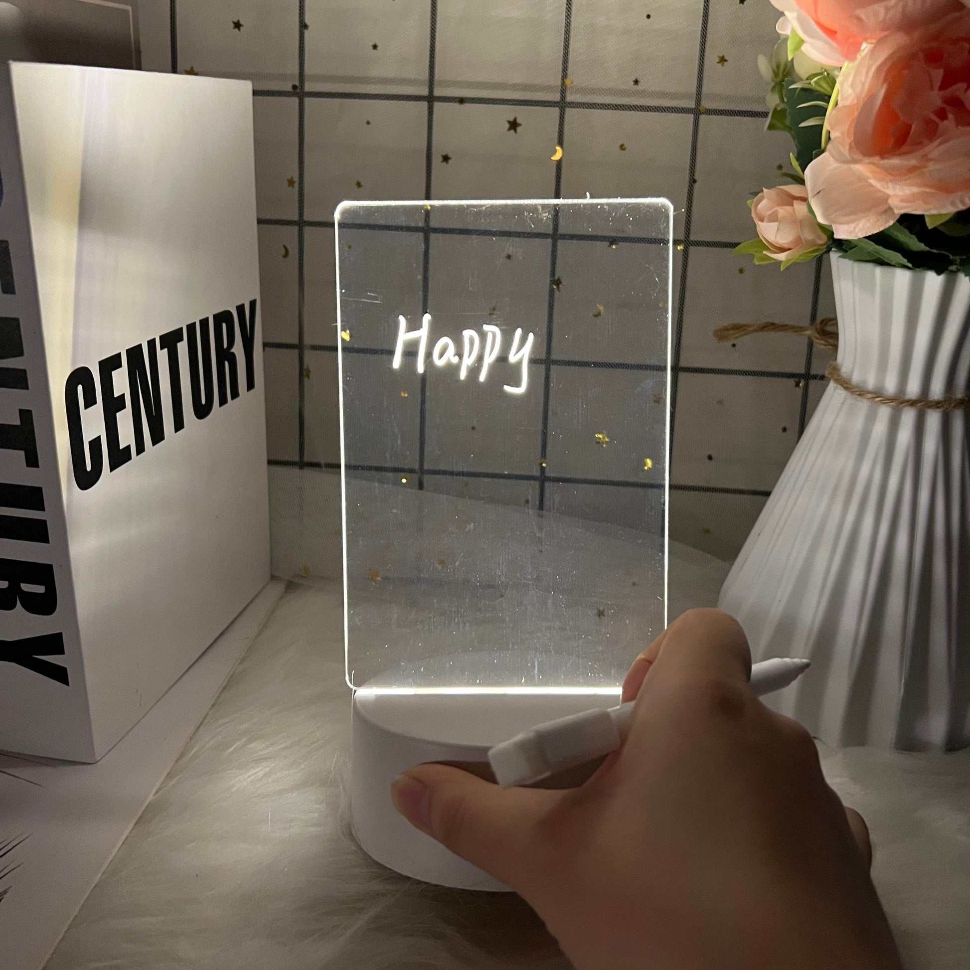 GlowWriter: Kawaii LED Message Board Lamp - Goodlifebean