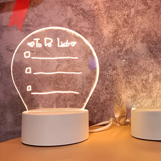 Shop GlowWriter: Kawaii LED Message Board Lamp - Decor Goodlifebean Giant Plushies