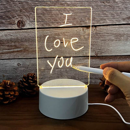 GlowWriter: Kawaii LED Message Board Lamp - Goodlifebean