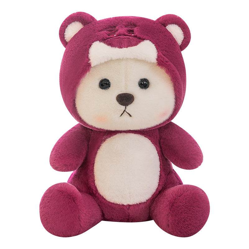 Mini Pink Teddy Bear with Hoodie - Goodlifebean
