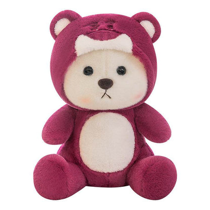 Mini Pink Teddy Bear with Hoodie - Goodlifebean