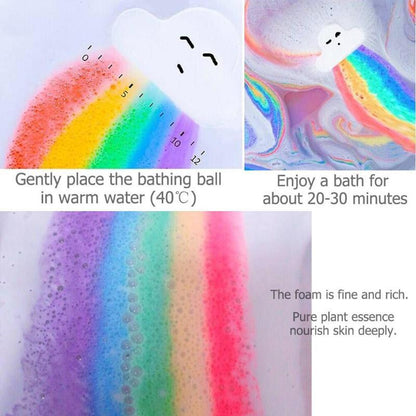 Shop Rainbow Cloud Bath Bomb - Goodlifebean Giant Plushies