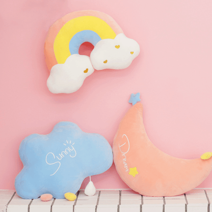 Rainbow Plush Pillow - Goodlifebean