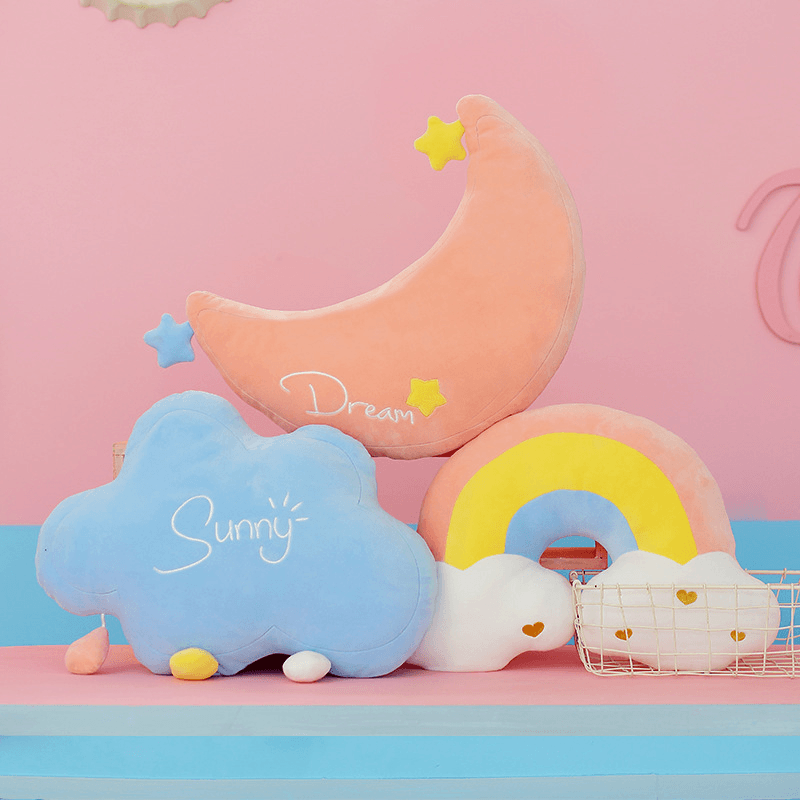 Rainbow Plush Pillow - Goodlifebean
