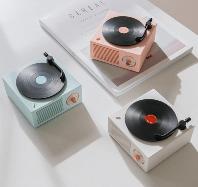 Shop Retro Vinyl Bluetooth Speaker - Goodlifebean Giant Plushies