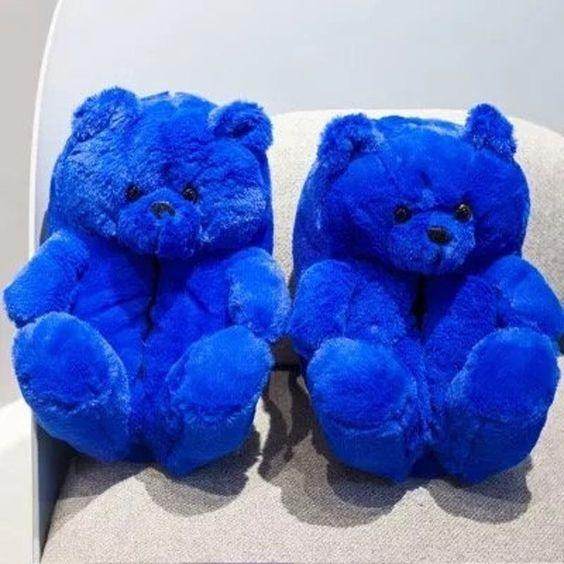 Shop Sapphire Blue Teddy Bear Plush - Shoes Goodlifebean Giant Plushies