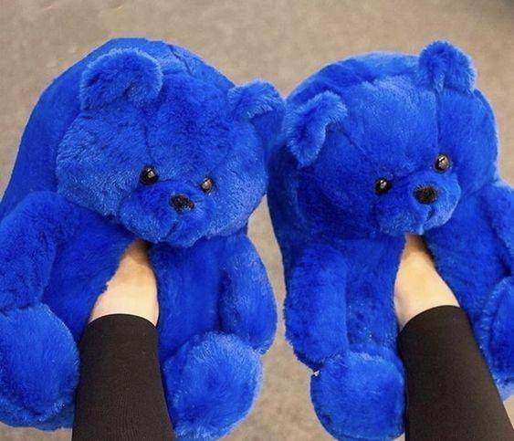 Shop Sapphire Blue Teddy Bear Plush - Shoes Goodlifebean Giant Plushies