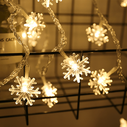 Snowflake Christmas Fairy String Lights - Goodlifebean