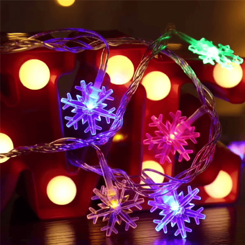 Snowflake Christmas Fairy String Lights - Goodlifebean