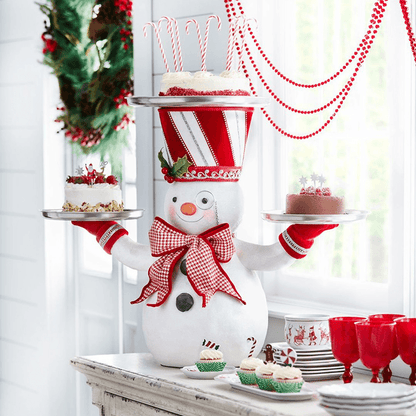 Shop Snowman and Santa's Snack Corner - Decorative Trays Goodlifebean Giant Plushies