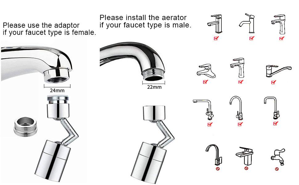 Shop 720 Degree Universal Faucet With Connector - Goodlifebean Giant Plushies