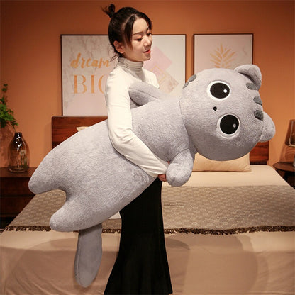 Shop Mochi: Fluffy Kawaii Cat Stuffed Animal Plushie - Stuffed Animals Goodlifebean Giant Plushies