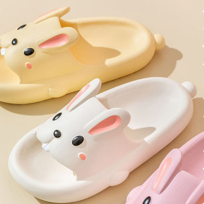 Shop Hoppin' Happy Kawaii Bunny Slippers - Shoes Goodlifebean Giant Plushies