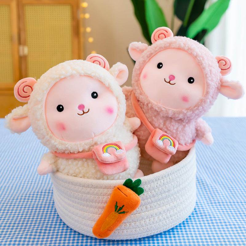 Giant Fluffy Fleece Lamb Plushie - Goodlifebean