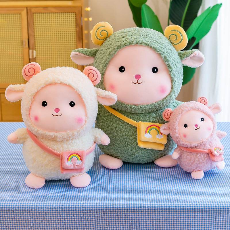Giant Fluffy Fleece Lamb Plushie - Goodlifebean