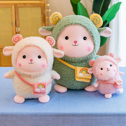Giant Fluffy Fleece Lamb Plushie - Goodlifebean
