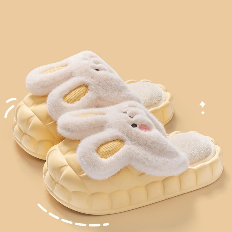 Shop Fluffy Plush Bunny Slippers - Shoes Goodlifebean Plushies | Stuffed Animals