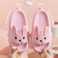 Shop Hoppin' Happy Kawaii Bunny Slippers - Shoes Goodlifebean Giant Plushies