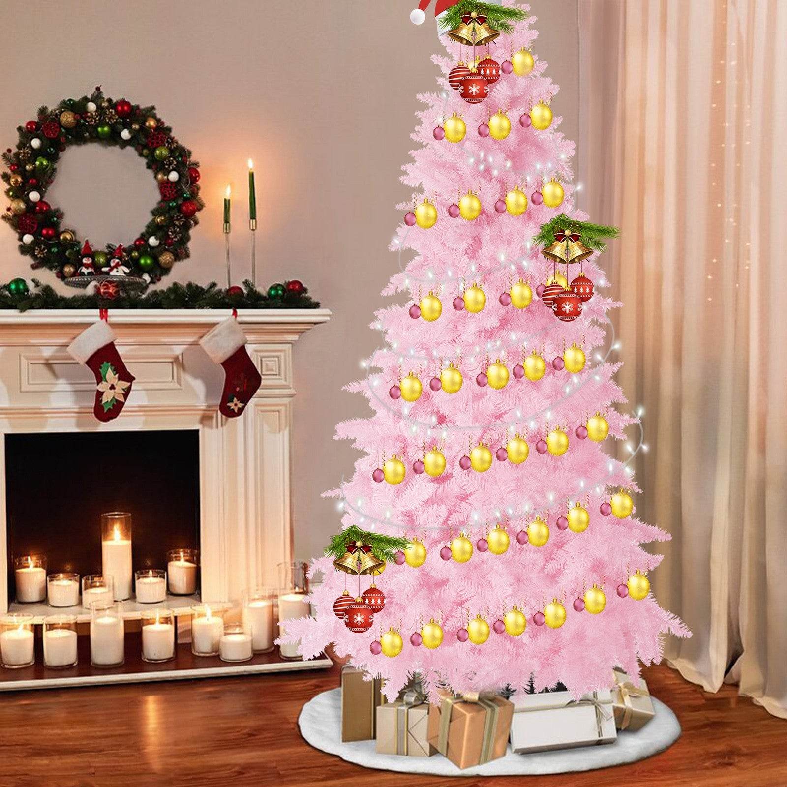 Kawaii Pink 8ft Artifical Christmas Tree - Goodlifebean