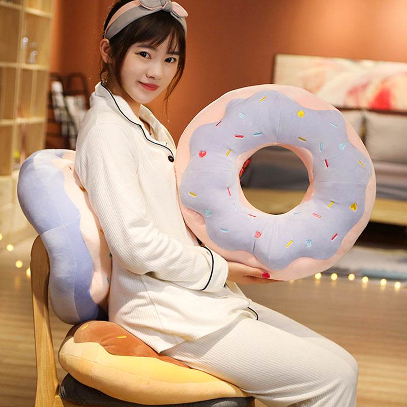 Kawaii Donut Plush Pillow – Goodlifebean