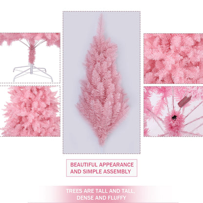 Shop Kawaii Pink 8ft Artifical Christmas Tree - Decor Goodlifebean Giant Plushies