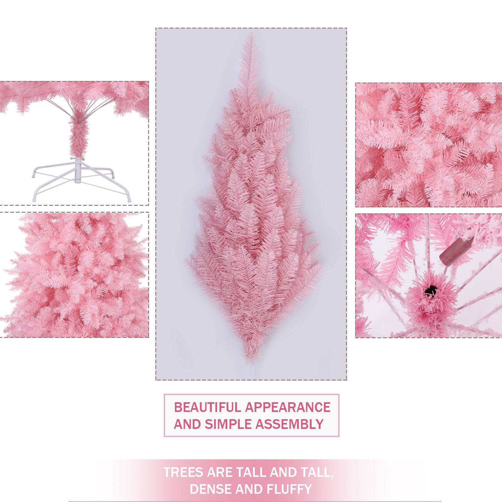 Kawaii Pink 8ft Artifical Christmas Tree - Goodlifebean