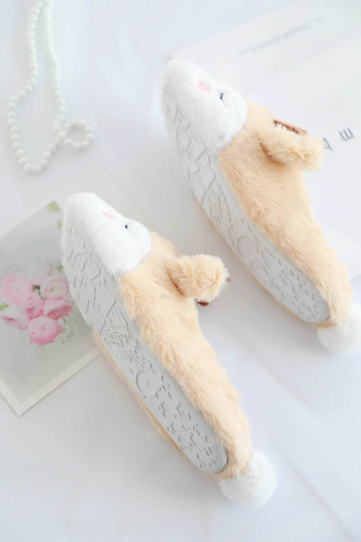 Snugglee Plush Reindeer Rudolf Indoor Slippers - Goodlifebean