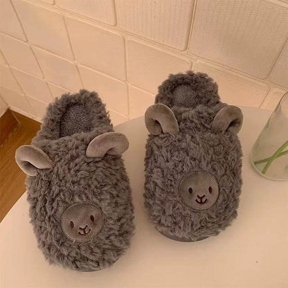 Warm Fuzzy Alpaca Llama Slippers - Goodlifebean