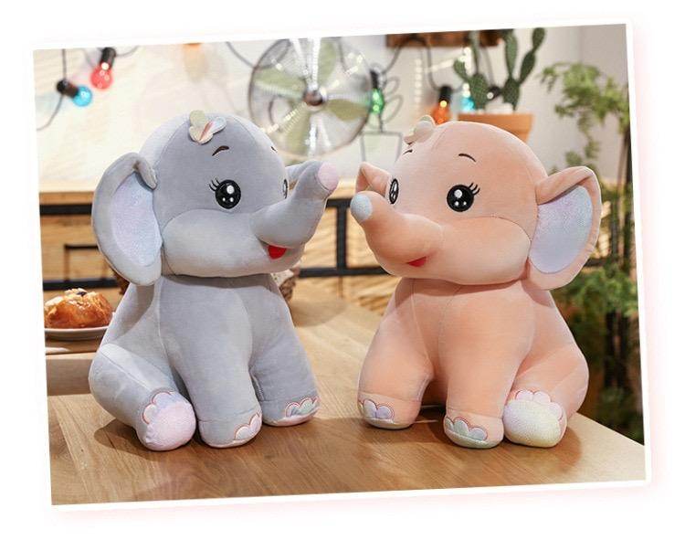Elli: Giant Stuffed Elephant Plush - Goodlifebean