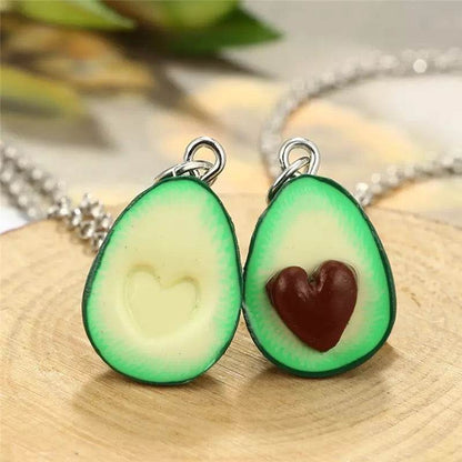 Shop BFF Avocado Halves Necklace - Goodlifebean Plushies | Stuffed Animals