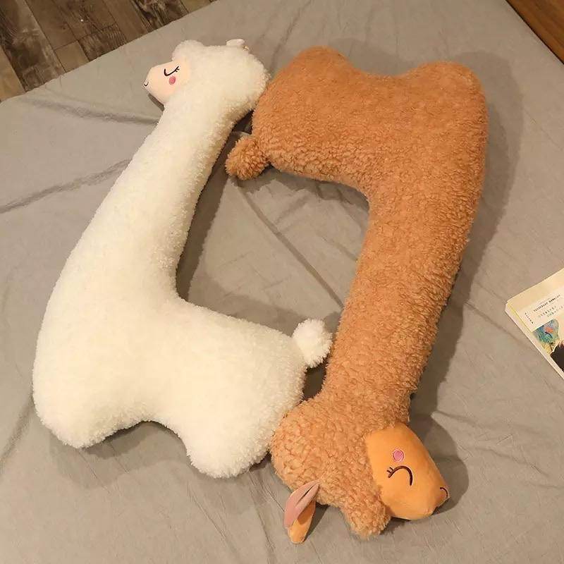 Giant Stuffed Llama Stress Relief Plush - Goodlifebean