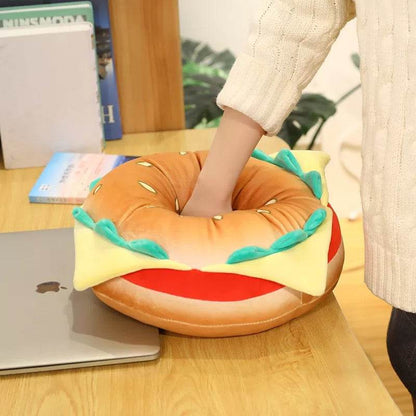 Shop Juicy Giant Burger Plush - Goodlifebean Plushie | Stuffed Animal