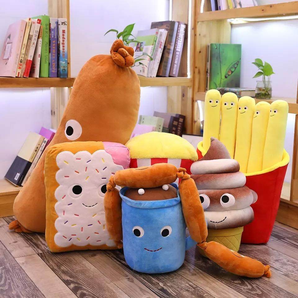 Stuffed Foodie Friends Plushies - Goodlifebean