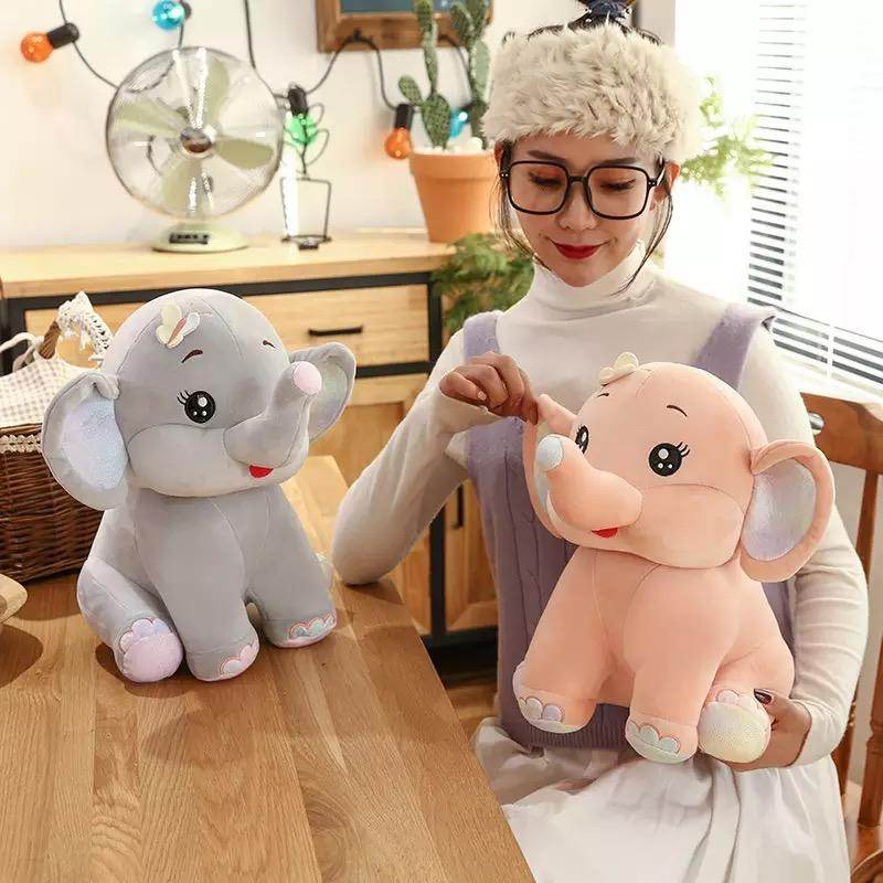 Elli: Giant Stuffed Elephant Plush - Goodlifebean