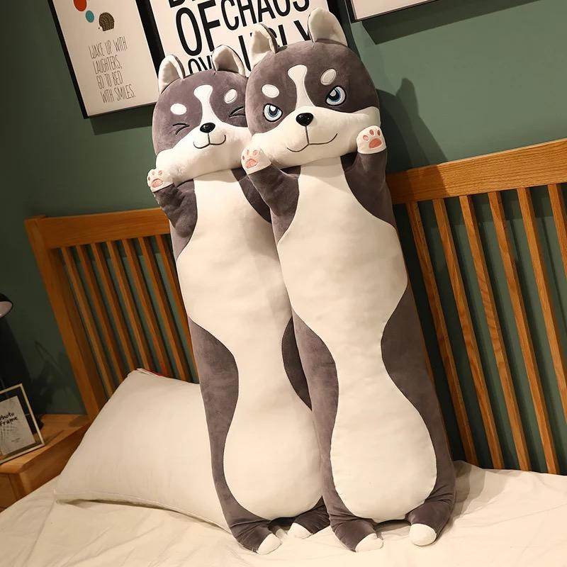 Shop Giant Husky Dog Plush Stuffed Toy - Goodlifebean Black Friday Sale | Plushies | Giant Teddy Bear