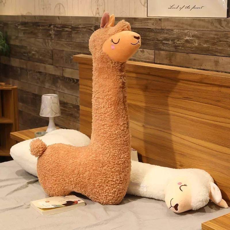 Giant Stuffed Llama Stress Relief Plush - Goodlifebean